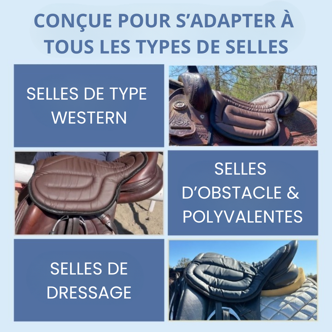 Tapis de selle équestre extra confort